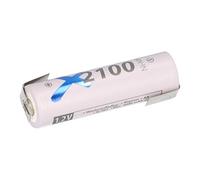 Batería Mignon AA 2100 mAh 1,2 V NiMh Low Self Discharge LR06 con soldadura Z recargable de alta corriente - Larga duración - No requiere mantenimiento - Fiable