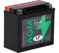 Batería Moto AGM LTX20L-BS (12V 18Ah)