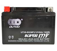 Batería Moto Gel UTX9A YTX9-BS 12V 8Ah Sellada Compatible con Motos y Scooters