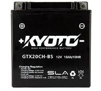 Batería moto Kyoto SLA GTX20XH-BS (YTX20CH-BS) AGM - Sin mantenimiento - 12 V 18 Ah - Dimensiones: 150 x 87 x 161 mm compatible con SUZUKI Suzuki M1800R Intruder 1800 2012