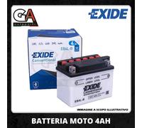 Batería Tudor YB4L-B para moto Exide