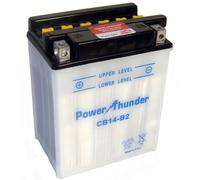 Bateria moto YB14-B2 CB14-B2 seca con ácido Power Thunder