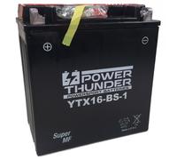 Bateria moto YTX16-BS-1 CTX16-BS-1 sin mantenimiento con ácido PowerThunder