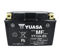 Batería moto Yuasa YT12A-BS - Sin mantenimiento - 12 V 10 Ah - Dimensiones: 150 x 87 x 106 mm compatible con CAGIVA Raptor (all models) 1000 2007KYMCO People GT 125