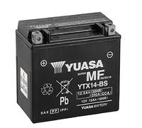 Batería moto Yuasa YTX14-BS - Sin mantenimiento - 12 V 12 Ah - Dimensiones: 150 x 87 x 147 mm compatible con Kawasaki ZZR 1100 1993/1999