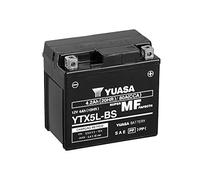 Batería moto Yuasa YTX5L-BS - Sin mantenimiento - 12 V 4 Ah - Dimensiones: 114 x 71 x 106 mm compatible con KTM SX ATV 525 2010