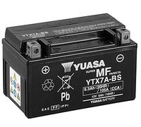 Batería moto Yuasa YTX7A-BS - Sin mantenimiento - 12 V 6 Ah - Dimensiones: 150 x 87 x 94 mm compatible con APRILIA Enduro 494KYMCO GP 125 125