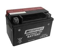 Batería Motorparts Minarelli YTX7A-BS 12 V 6 Ah compatible con Sym Attla 125 4T 99 00 sin mantenimiento completa específica para moto scooter