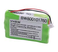 Batería NI-MH 600mAh 3.6V, para AGFEO DECT 45 Recambio de 23NO09TT30, AH-AAA600F, 84743411
