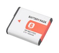 Batería NP-BG1, Batería de Cámara Recargable de Iones de Litio de 3,7 V 1400 MAh para DSC W30 DSC W40 DSC W85 DSC H3 DSC W170 DSC W200, Ligera y Portátil