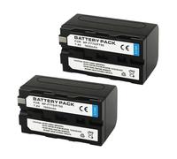 Batería NP-F750 NPF750 NP F750 F730 F770 7500mAH - Compatible con Sony NP F960 F970 NP-F770 F550 CCD-TRV58 TRV110K TRV26E HVR-Z1 V1J Z1(2PCS)