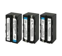 Batería NP-F750 NPF750 NP F750 F730 F770 7500mAH - Compatible con Sony NP F960 F970 NP-F770 F550 CCD-TRV58 TRV110K TRV26E HVR-Z1 V1J Z1(3PCS)