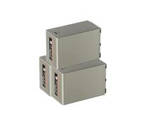 Batería NP-FV100 NP FV100, Compatible con Sony, For Cámaras DCR-SR15, SR21, SR68, SR88, SX15, SX21, SX44, SX45, SX63, CX190, CX200 Y CX220.(3 Pcs)