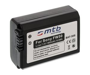 Batería NP-FW50 Compatible con Sony NEX-3, 3A, 3D, 3K, 5, 5A, 5D, 5H, 5K, 5R, 6, 7, C3, F3... (Ver descripción)
