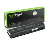 Batería ohmHero, 5200 mAh, 10,8 V para portátiles HP-Compaq Presario CQ40, CQ40-100, CQ45, CQ45-100, CQ50-100, CQ60, CQ60-100, CQ60-200, CQ61, CQ61-100, CQ61-200, CQ61-300, CQ61-400, CQ70, CQ70-100, CQ71, Pavilion DV4, Pavilion DV5, Pavilion DV6, Pavilion G50-100, Pavilion G60-100, sustituye a las baterías originales y compatibles HSTNN-C51C, HSTNN-C52C, HSTNN-CB72, HSTNN-CB73, HSTNN-DB72, HSTNN-DB73, HSTNN-IB72, HSTNN-IB73, HSTNN-IB79, HSTNN-LB72, HSTNN-LB73, HSTNN-Q34C, HSTNN-UB72, HSTNN-UB73