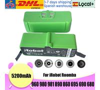 Batería Original de 14.4V 1800mAh para iRobot Roomba, Aspiradora de las Series 500 600 700 800, iRobot Roomba 620 770 780 580 6500mAh