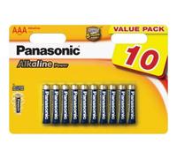 Batería Panasonic Alkaline Power AAA R03 10 unidades
