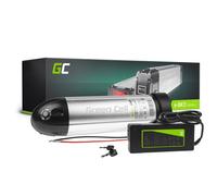 Batería para Bicicleta Eléctrica 36V 12Ah Botella Li-Ion E-bike Batería y Cargador
