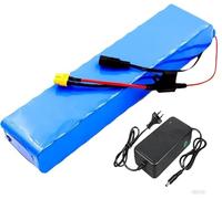 Batería Para Bicicleta Eléctrica De 36 V, 14 Ah, 10S3P, Con BMS Y Cargador, Resistente Al Agua, De Alta Potencia, Para Scooter Eléctrico Con Motor De 50 W A 500 W. 36V 14Ah,XT90+JST