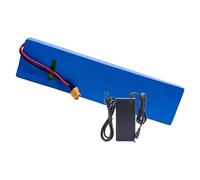 Batería para Bicicleta Eléctrica De 36V Y 20Ah, Paquete De Baterías De Litio 10S3P con Cargador para Karts Y Patinetes, Resistente Al Agua, Batería Recargable De Iones De Litio XT60