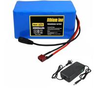 Batería Para Bicicleta Eléctrica De 60 V, 30 Ah, 16S2P, Con Placa De Protección BMS Y Cargador Para Motores De 200 W, 350 W, 500 W, 750 W, 800 W Y 1000 W. 60V 30Ah,XT60