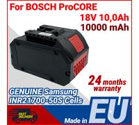 Batería para Bosch Procore 10,0 Ah 10000 mAh 18V - Celdas Samsung 21700