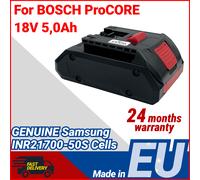 Batería para Bosch Procore 5.0 Ah 5000 mAh 18V - Celdas Samsung 21700