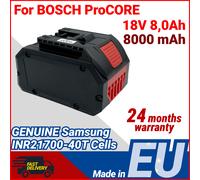 Batería para Bosch Procore 8,0 Ah 8000 mAh 18V - Celdas Samsung 21700