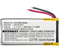 Batería para Cardo Packtalk Duo, Scala Rider, SRPT0102 PN: BAT00007 850mAh / 3.15Wh