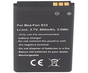 Batería para de Bea Fon S33 3,7 V 800 mAh - Batería de ion de litio