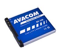 Batería para Nokia N81, 6500 Slide Li-Ion 3, 7 V, 950 mAh (Recambio BP-5 m)