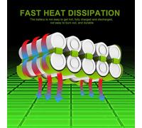 Batería para portátil Worx de 6,0 Ah, 20 V, ion de litio, Akku Wa3553, Wa3551.1, Wa3553.1, wa3572, Wx386