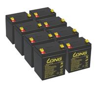 Batería para SAI APC RBC43 UPS USV RBC 43 AEG Protect B 3000 UPS ZINTO A 3000 8 x 12 V 4,5 Ah AGM batería de marca con VDs