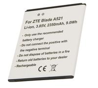 Batería para Smartphone ZTE Blade A521 / A520 / A520C Li-ion 3.85V 2350mAh 9Wh