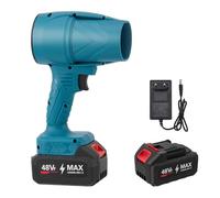 Batería para soplador de hojas Makitta, soplador inalámbrico con 130.000 rpm, velocidad de flujo de aire de 3 engranajes, soplador de hojas para la limpieza del jardín, el cuidado del césped y el