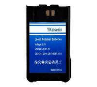 Batería para Walkie-Talkie de Gran Capacidad KNB-63L de 1600 mAh | Repuesto para KENWOOD TK-U100 TK-U100D TK-2000 TK-3000 TK-3501 TH-K20 TH-K40 0 ciclo