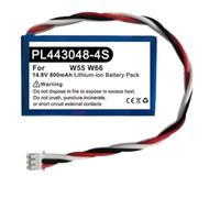 Batería PL443048-4S De 14,8 V, 800 MAh, 11,84 Wh, Compatible Con HUTT, W55, W66, DDC55, DDC51, DDC5, C6, 443048-4S, G104, Robot Limpiacristales.