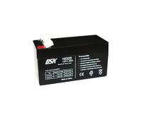DSK 10322 - Batería de Plomo AGM Recargable y Sellada de 12V y 1,3Ah. Ideal para Alarmas del hogar e Industria, Patinetes Eléctricos, Juguetes Eléctricos, Cercados, Balanzas...
