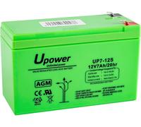Bateria plomo 12v 7a agm 151x65x93.5mm u-power mu-up7.012s