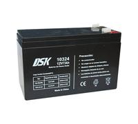 DSK bateria plomo acido recargable 12v 7ah negro 10324