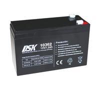 DSK Batería Recargable 12V 7.2Ah - Adaptador Universal F1/F2 Incluido - Medidas 151x65x100mm - para SAI, Alarma, Coches y Motos Infantiles...