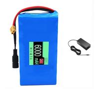 Batería portátil extraíble 7S2P, batería de Iones de Litio de Repuesto de 24 V y 6 Ah, Paquete de batería de Litio for Kit de conversión de Motor de 0 a 150 W con Cargador de 29,4 V y 2 A.