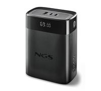 Batería portátil NGS TWIX 30 30000mAh 140W PD 3.1 PPS QC 3.0 LED Negra
