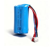 Batería RC LiPo de 7.4 V y 700 mAh con Conector JST para Coche RC AXIAL SCX24 1/24. Batería de Repuesto Ligera y Recargable Que Ofrece una Larga duración para Tanques, Coches y Robots RC