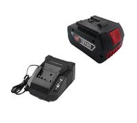 Batería Recargable 18V 12800mAh for Herramientas Eléctricas Compatible con Bosch GBA/GSR/GSB/BAT618/BAT609/BAT620, Alta Capacidad y Larga Duración(5.0Ah-1 charger-1)