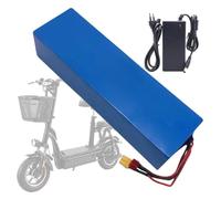 Batería Recargable 60V Y 12Ah para Bicicleta Eléctrica, Batería para Patinete Eléctrico, Paquete Baterías Iones Litio Repuesto 16S4P para Bicicleta Eléctrica con Cargador XT60+DC