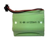 Batería Recargable AA De 6V 1200mAh con Enchufe SM 2P