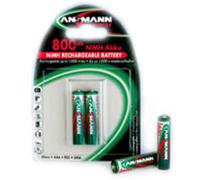 Batería recargable Ansmann AA 800 mAh NiMH 1,2 V 2 unidades