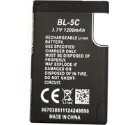 Batería Recargable BL-5C Adecuada para Doméstica con Protección Actual (3 7V 1200mAh) -1 Pieza