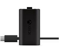 Microsoft Kit Juega y Carga – Batería recargable y cable USB-C – Negro